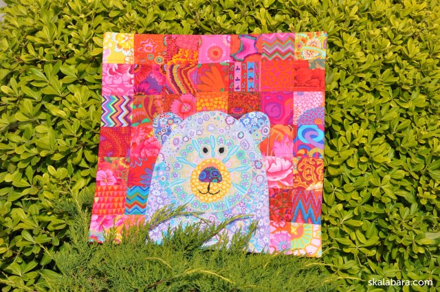 blue bear pillow cover - skalabara.com