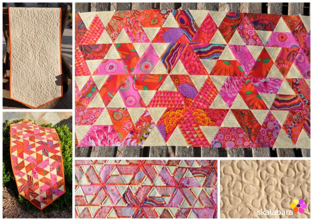 hexie stars table runner - skalabara