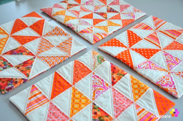 cushion covers in orange 4 - skalabara