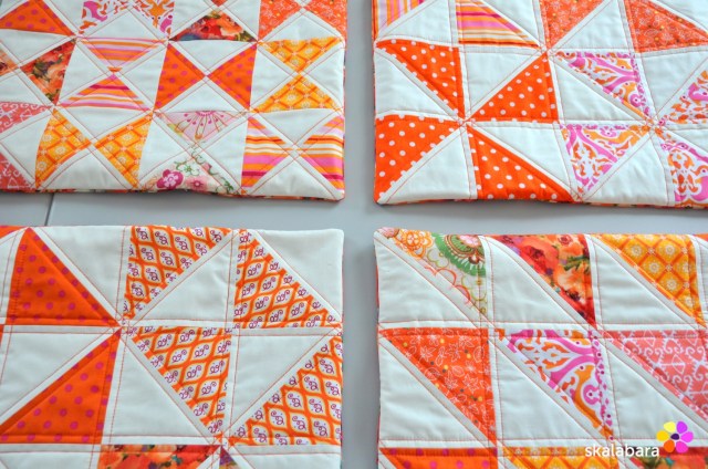 cushion covers in orange 5 - skalabara