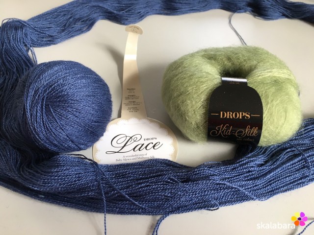 drops baby alpaca lace with mohair kid silk - skalabara