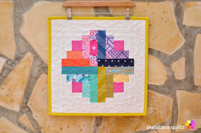 curved log cabin 8 3 - skalabara quilts