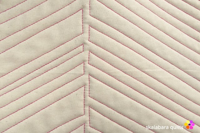 placemat leave detail - skalabara quilts