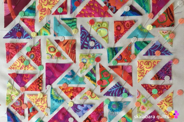 raw edge detail - skalabara quilts