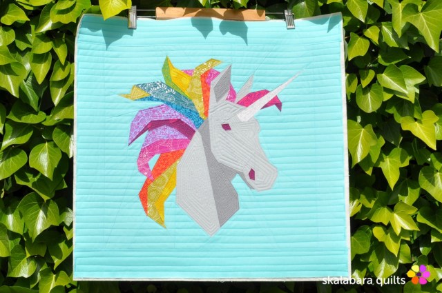 rainbow unicorn 1 - skalabara quilts
