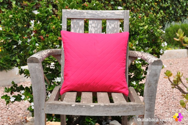 cockatoo cushion cover back- skalabara quilts