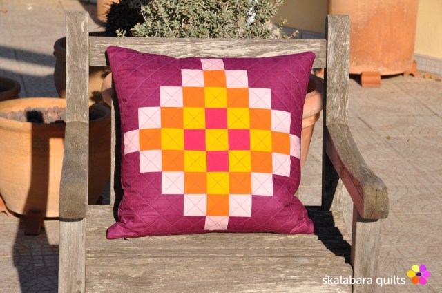 cushion cover granny squares 2 - skalabara quilts