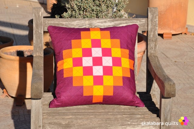 cushion cover granny squares 4 - skalabara quilts