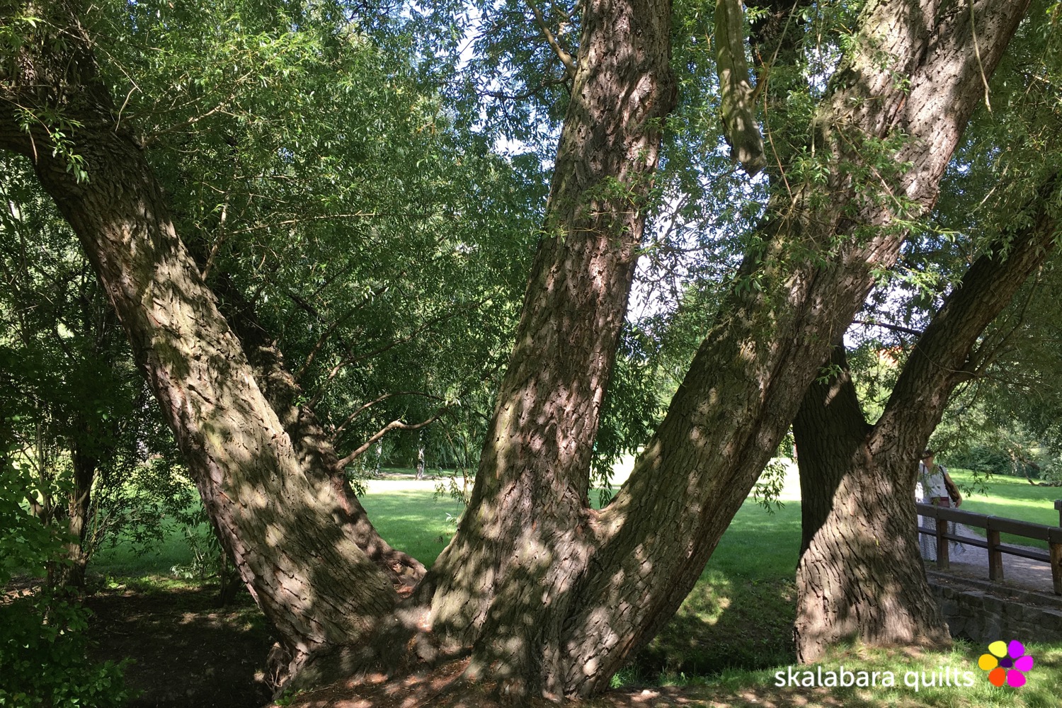 prague 6 park at Brevnov monastery - skalabara quilts