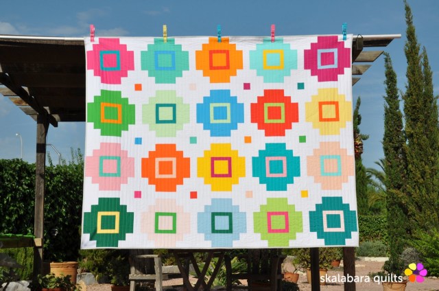 cross tile quilt variation - skalabara quilts