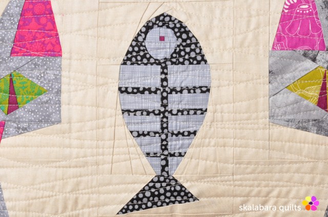 cusion cover candy cat detail 1 - skalabara quilts