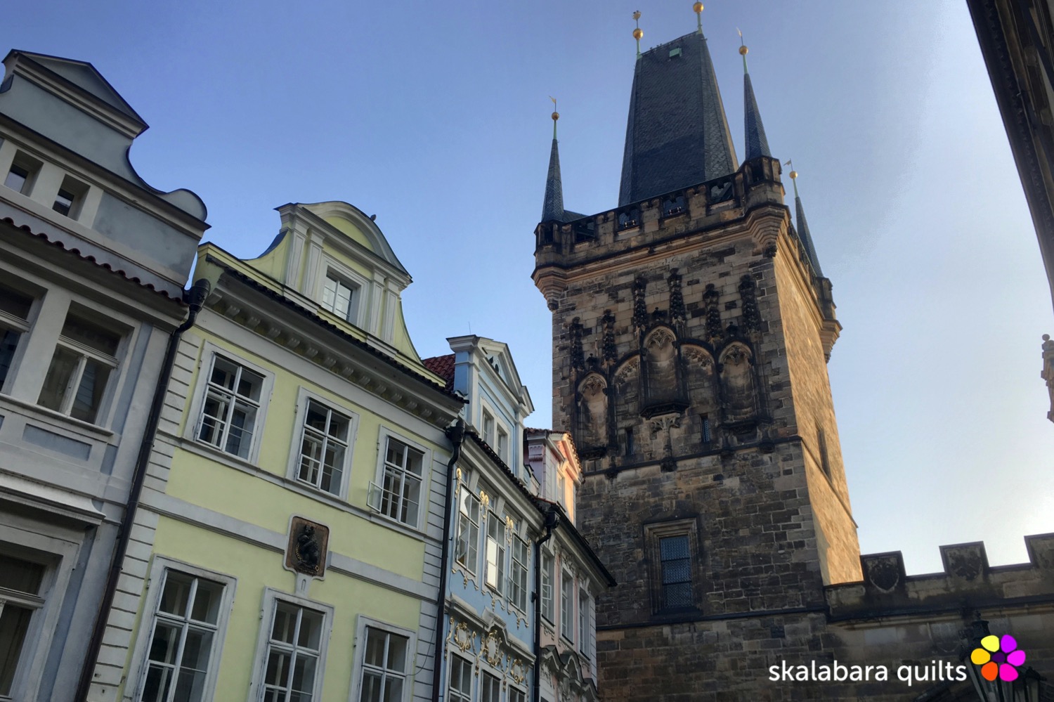 lesser town bridge towers prague - skalabara quilts