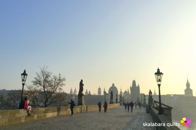 charles bridge by sunrise - skalabara quilts