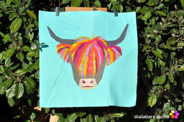 fpp highland cow 1 - skalabara quilts