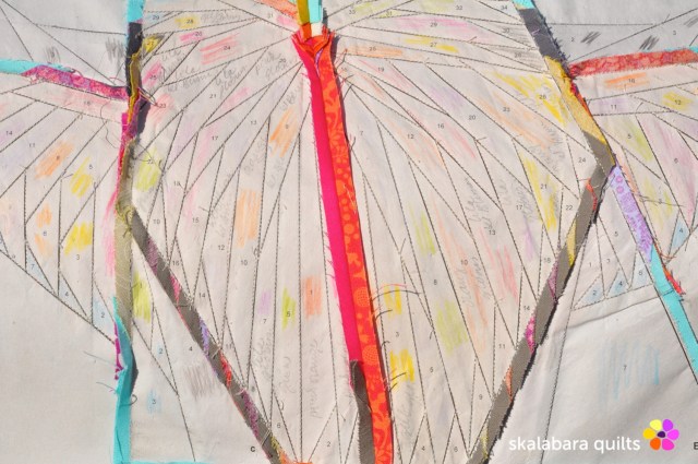 fpp highland cow back detail - skalabara quilts