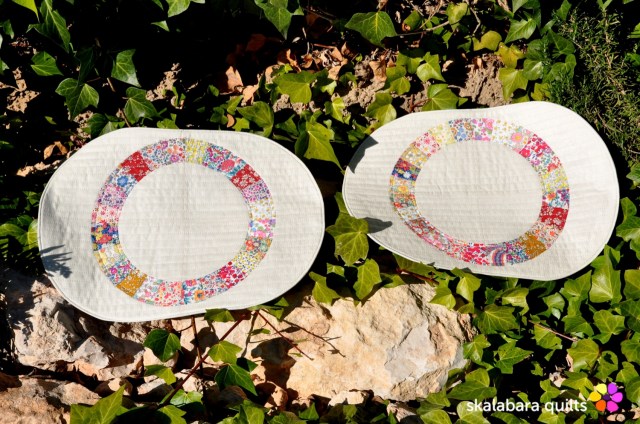 liberty wheel placemats 5 - skalabara quilts