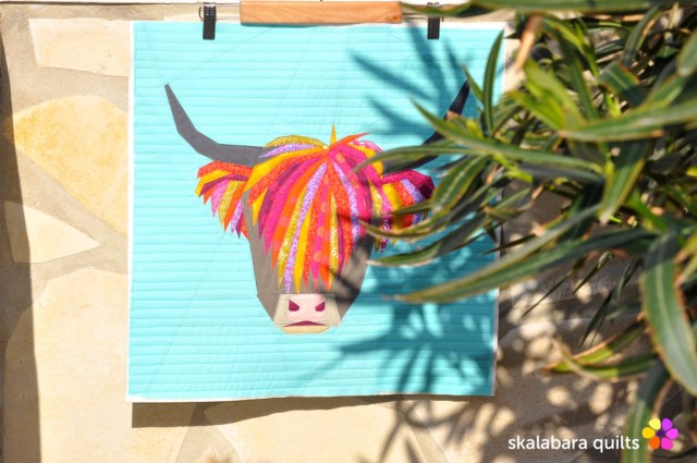 fpp highland cow quilted 1 - skalabara quilts