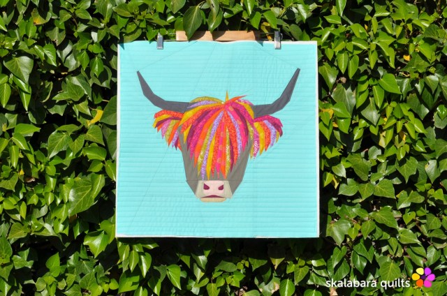 fpp highland cow quilted 2 - skalabara quilts