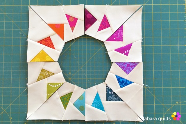 fpp double circle of geese 1 - skalabara quilts