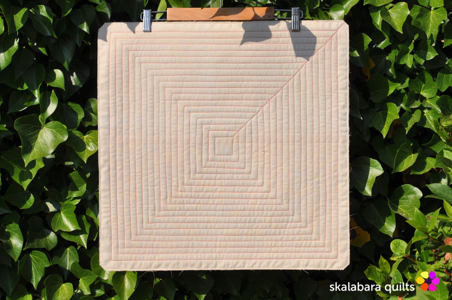 cushion cover log cabin with kaffe fassett fabrics 6 - skalabara quilts