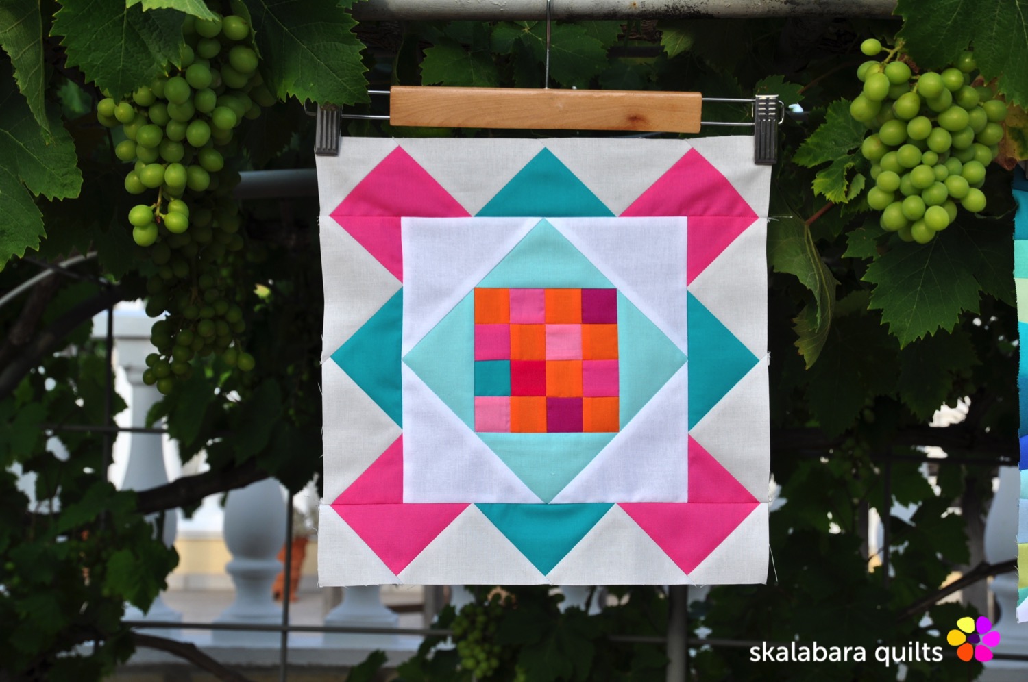 summer sampler 2019 block 1 - skalabara quilts