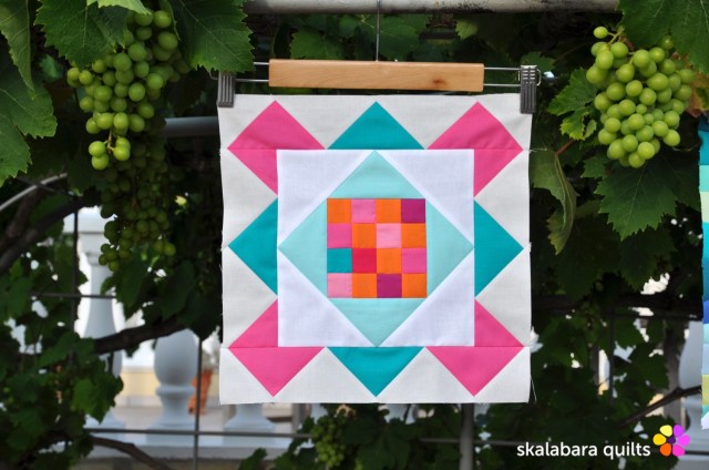 summer sampler 2019 block 1 - skalabara quilts