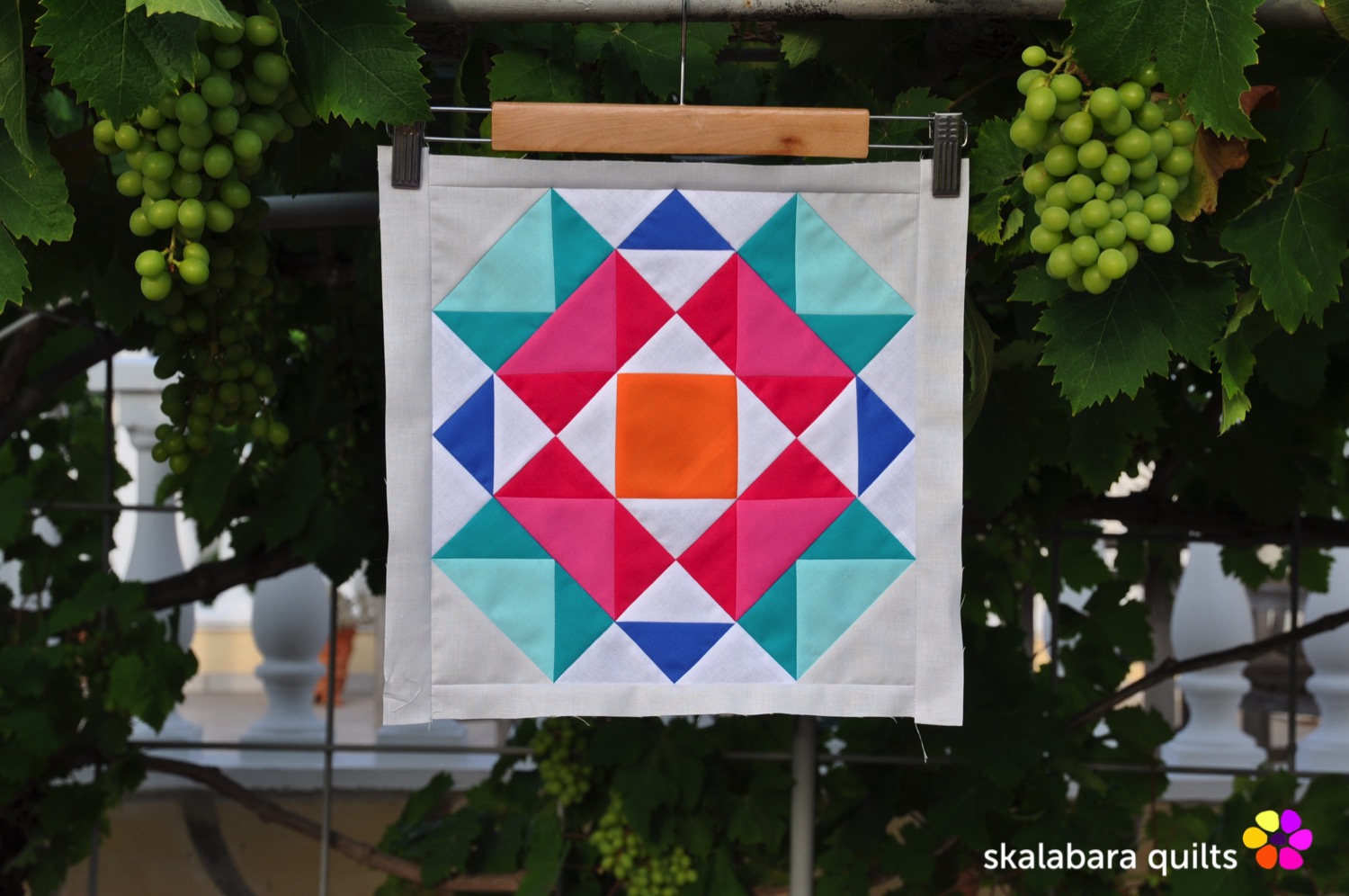 summer sampler 2019 block 4 - skalabara quilts