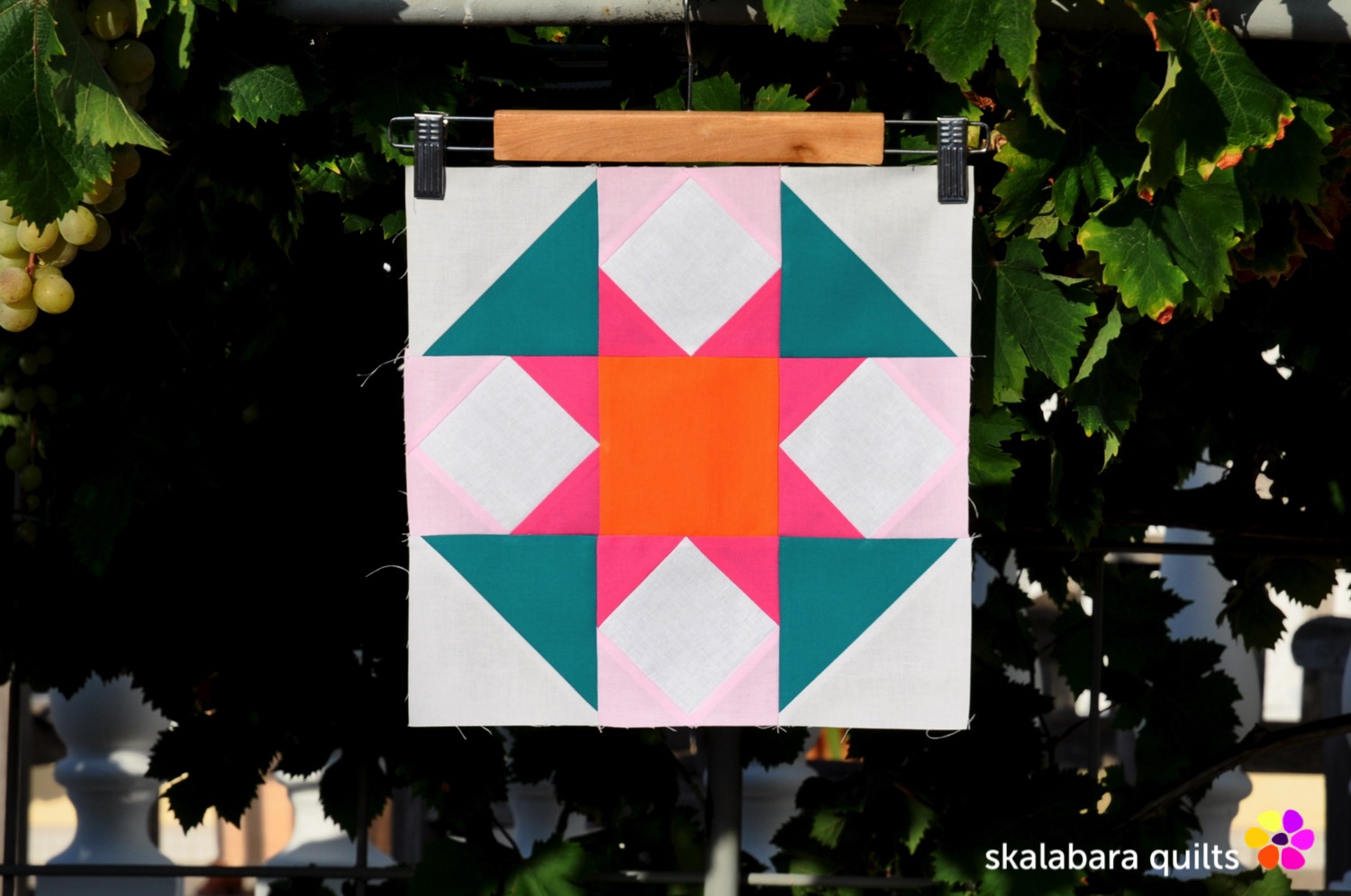 summer sampler 2019 block 12 - skalabara quilts