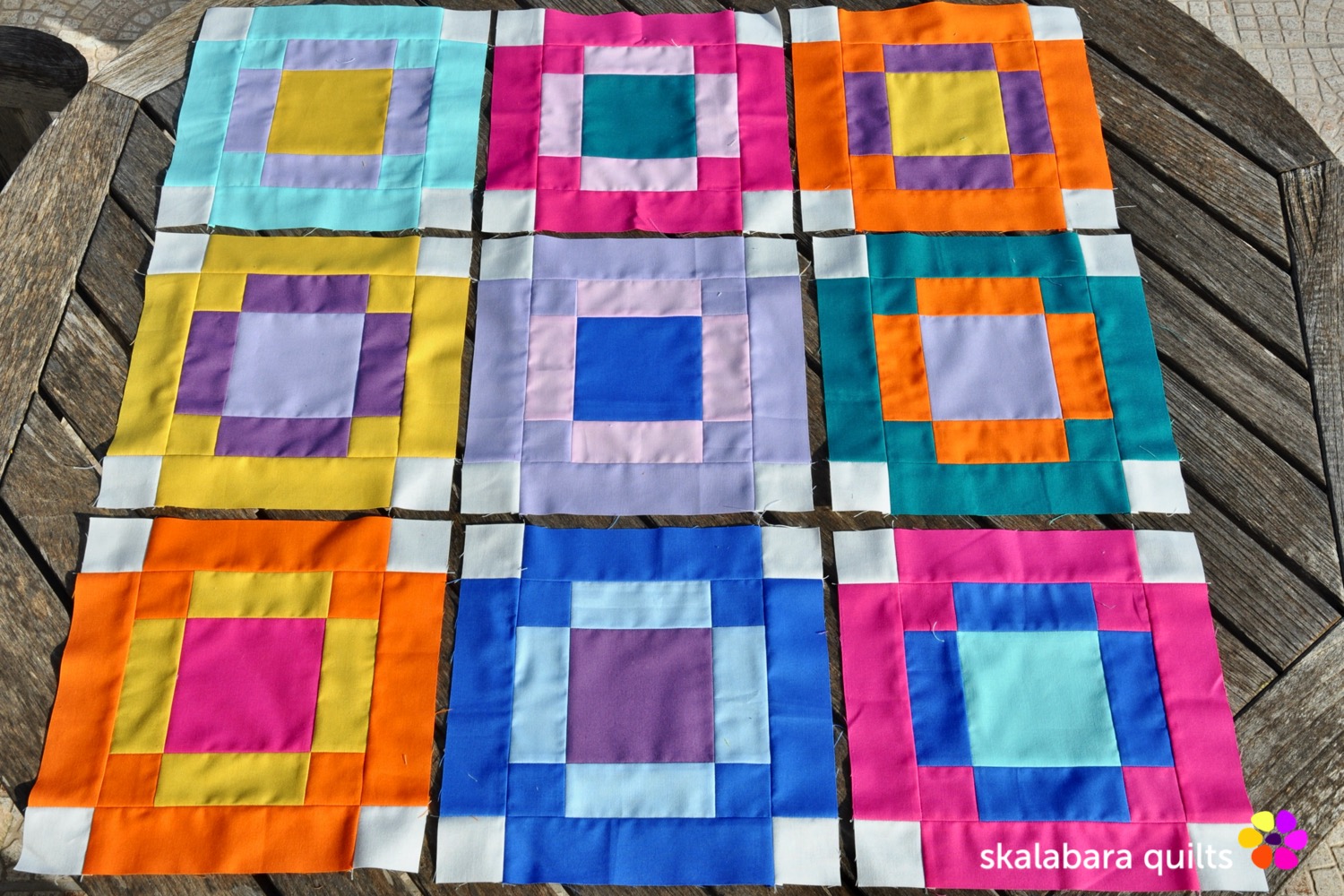 radiate block 1 - skalabara quilts