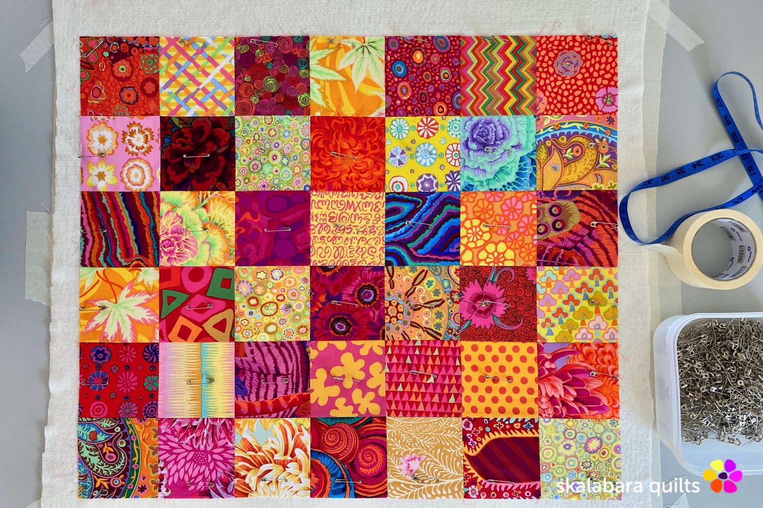 sewing machine cover sandwich - skalabara quilts