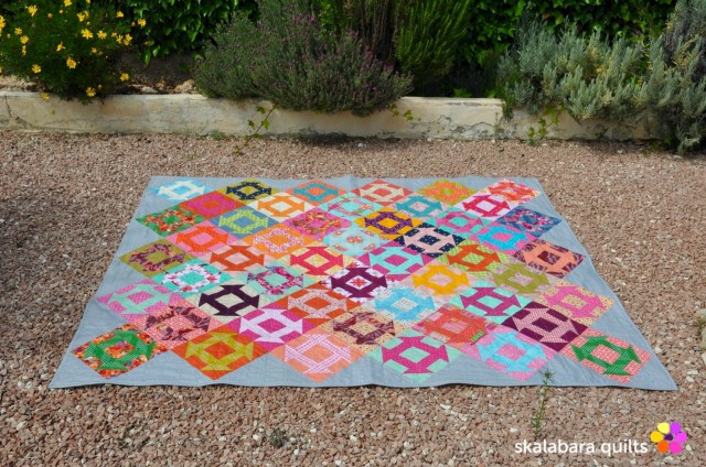 churn dash quilt 2 - skalabara quilts