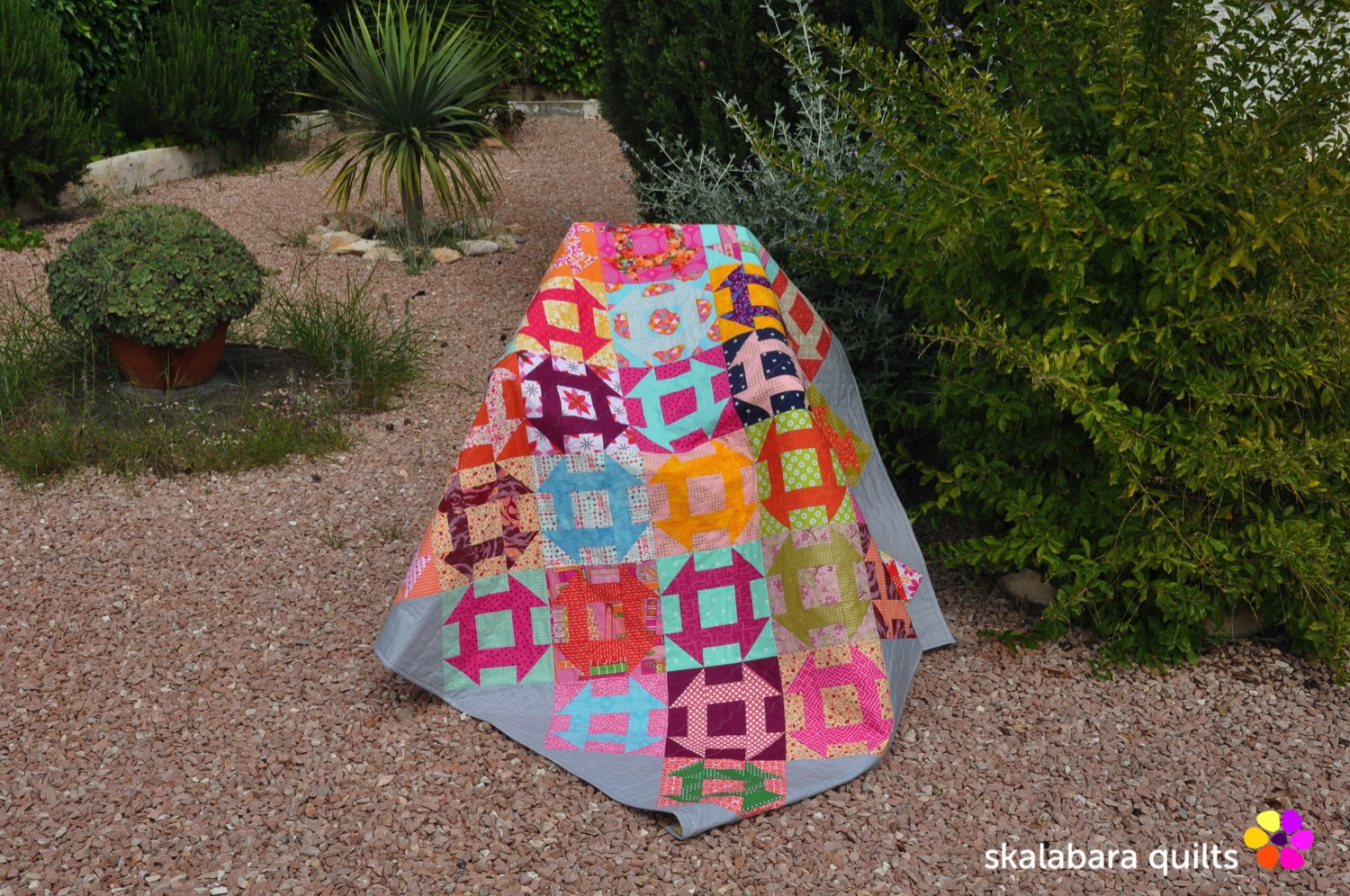 churn dash quilt 6 - skalabara quilts