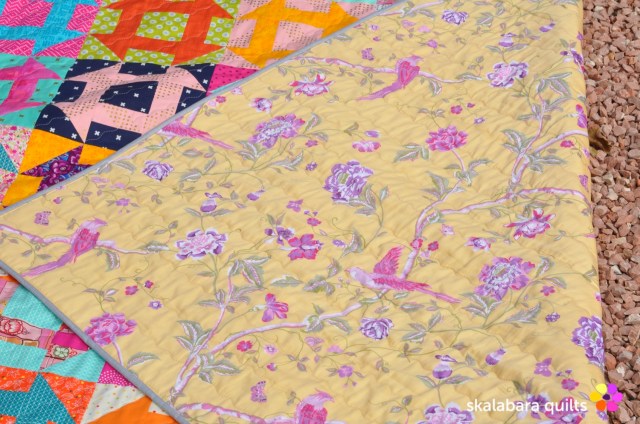 churn dash quilt backing 3 - skalabara quilts
