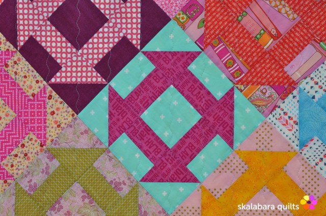 churn dash quilt detail 2 - skalabara quilts