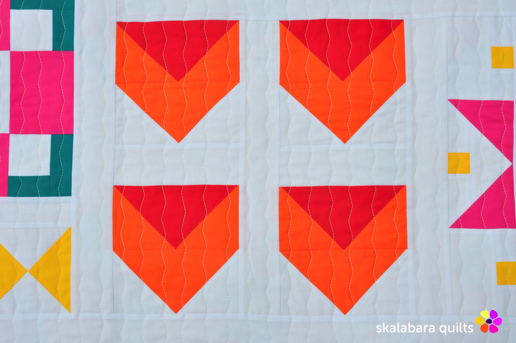 modern sampler detail 2 - skalabara quilts