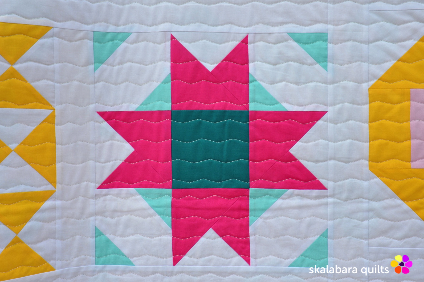 modern sampler detail 3 - skalabara quilts