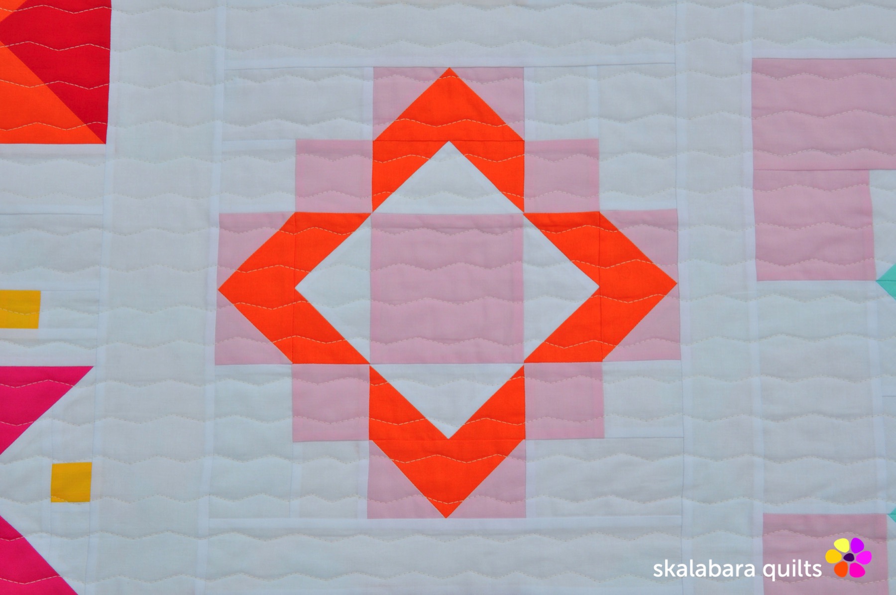 modern sampler detail 4 - skalabara quilts