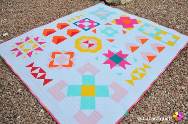 modern sampler quilt 6 - skalabara quilts