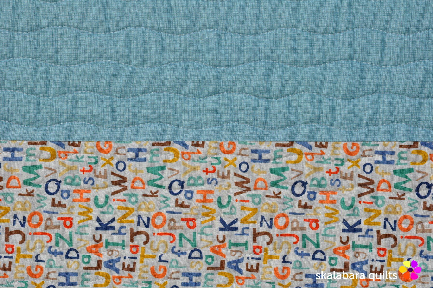 train quilt backing 2 - skalabara quilts