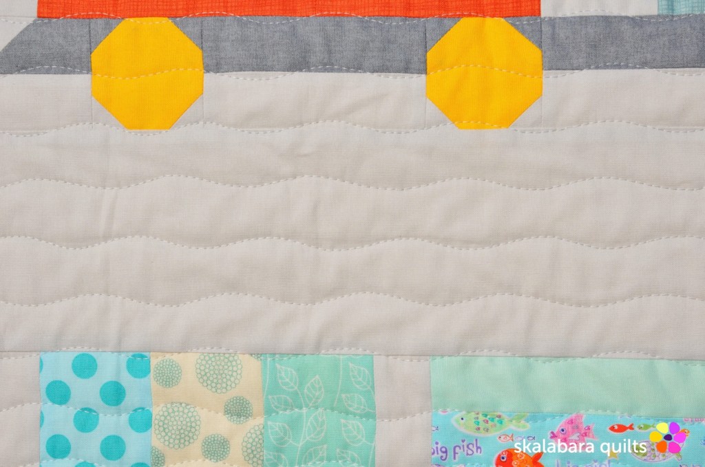 train quilt quilting 3 - skalabara quilts