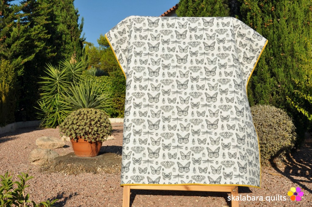 radiate quilt backing 3 - skalabara quilts