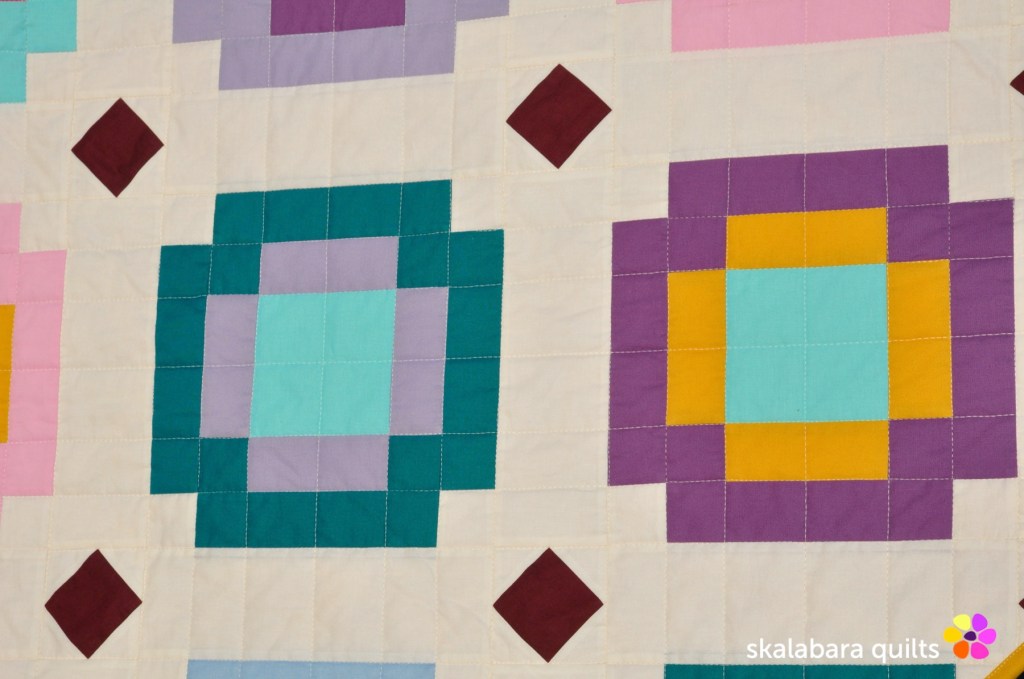 radiate quilt detail 6 - skalabara quilts